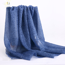 2021 New design  cashmere Premium 11MM Blue 60%SILK 40% NYLON Chinese Silk Brocade blend Fabric